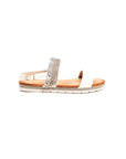 Double Strapped Embellished Sandals
