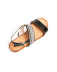 Double Strapped Embellished Sandals