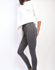 Stretchy Wide Waistband Second Skin Leggings - Toi ‘n’ Moi Ltd