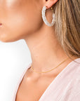Crystal Hoop Earrings