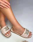 Chain Detail Sandals - Toi ‘n’ Moi Ltd