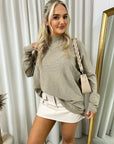 Loose Long Sleeve Knitted Jumper