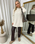 Loose Long Sleeve Knitted Jumper