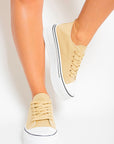 Lace Up Chunky Platform Trainers