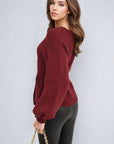 Wrap Tie Belt Knitted Cardigan