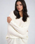 Crew Neck Back Patterned Knitted Jumper - Toi ‘n’ Moi Ltd