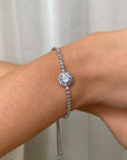 Diamante Solitaire Bracelet