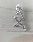 Cross Diamante Earrings
