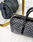 Checked Print Overnight Bag - Toi ‘n’ Moi Ltd