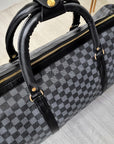 Checked Print Overnight Bag - Toi ‘n’ Moi Ltd
