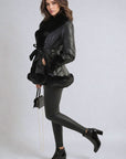 Faux Fur Trim Winter Jacket