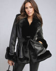 Faux Fur Trim Winter Jacket