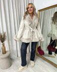 Faux Fur Trim Winter Jacket
