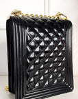 Fold Over Clasp Bag with Chain Strap