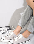 Platform Low Top Lace Up Trainers