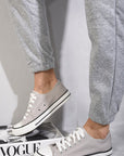 Platform Low Top Lace Up Trainers