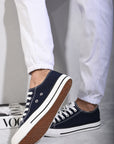 Platform Low Top Lace Up Trainers