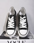 Platform Low Top Lace Up Trainers