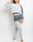 Cropped Long Sleeve Top and Cargo Joggers Co-ordinates
