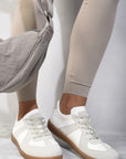 Low Top Lace-Up Trainers