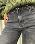 Straight Leg High Waist Jeans