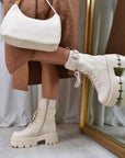 Block Heel Chunky Ankle Boots - Toi ‘n’ Moi Ltd
