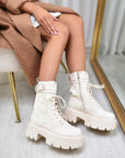 Block Heel Chunky Ankle Boots - Toi ‘n’ Moi Ltd