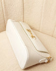 Faux Leather Croc Print Handbag