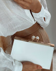 Croc Print Shoulder Bag