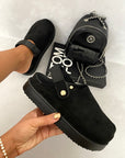 Chunky Slingback Closed Toe Clogs