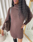 Chunky Roll Neck Knitted Jumper - Toi ‘n’ Moi Ltd