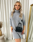 Chunky Roll Neck Knitted Jumper - Toi ‘n’ Moi Ltd