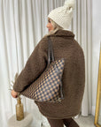 Button Down Collared Winter Coat Jacket