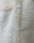 Button Down Collared Winter Coat Jacket