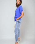V-Neck Twist Front Top