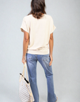 V-Neck Twist Front Top