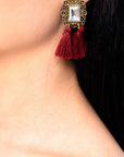 Jewelled Tassel Earrings