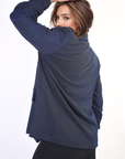 Oversized Glitter Blazer Jacket