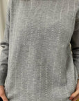 Diamante Stripe Knitted Jumper