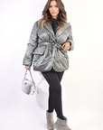 Oversized Belted Jacket