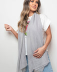 Sparkle Sequin Crinkle Wrap Scarf