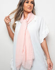Sparkle Sequin Crinkle Wrap Scarf