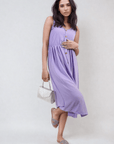 Button Front Strappy Midi Dress - Toi ‘n’ Moi Ltd