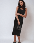 Button Front Strappy Midi Dress - Toi ‘n’ Moi Ltd