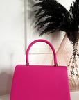 Faux Leather Envelope Bag with Chain Strap