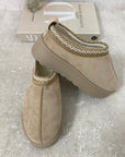 Faux Fur Lined Ankle Platform Kids Mini Boots