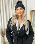Chunky Knit Fur Pom Beanie Hat - Toi ‘n’ Moi Ltd