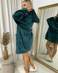 Oversized Fluffy Winter Blanket Hoodie