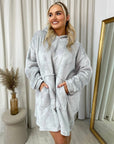 Oversized Fluffy Winter Blanket Hoodie