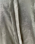 Metallic V-Neck Oversized Top
